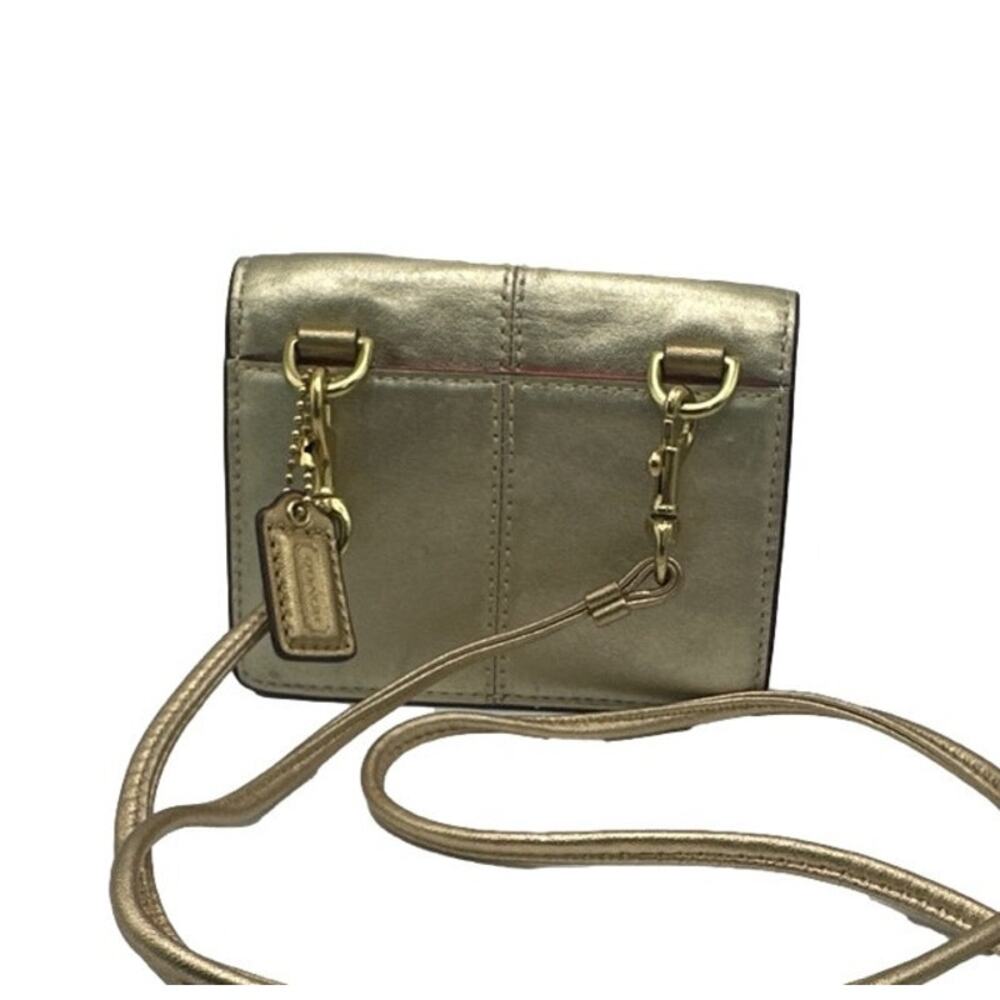 COACH Silver Gold Crossbody - Picture 2 of 11